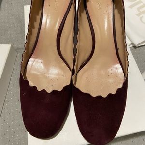 Chloe pumps in maroon suede